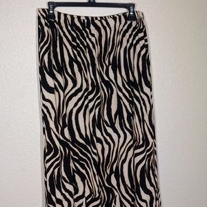Tanjay Zebra Skirt Size XL